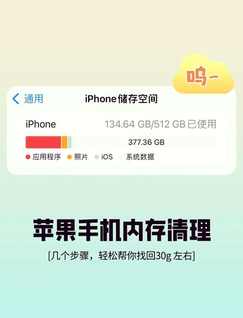 苹果手机系统占用内存太大怎么解决