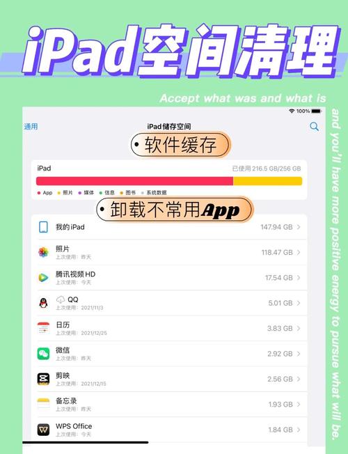ipad第五代内存满了怎么清除