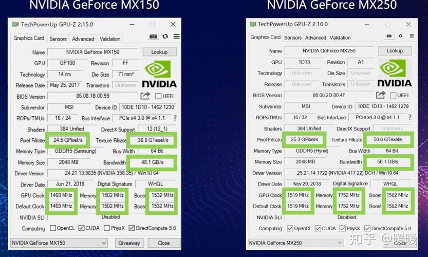 MX250和MX150性能提升多少?
