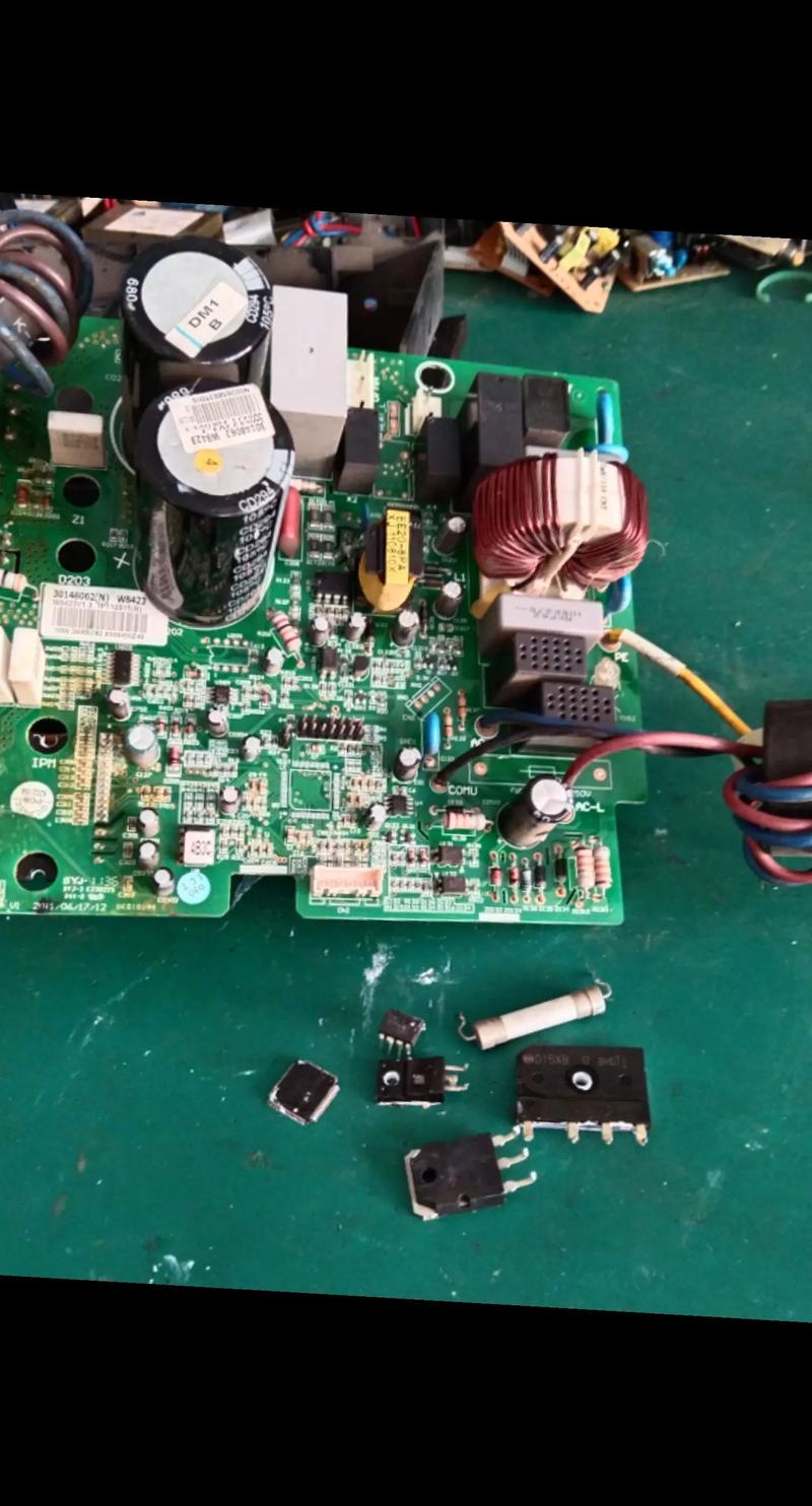 格力空调外机主板坏了,怎么换主板呢?