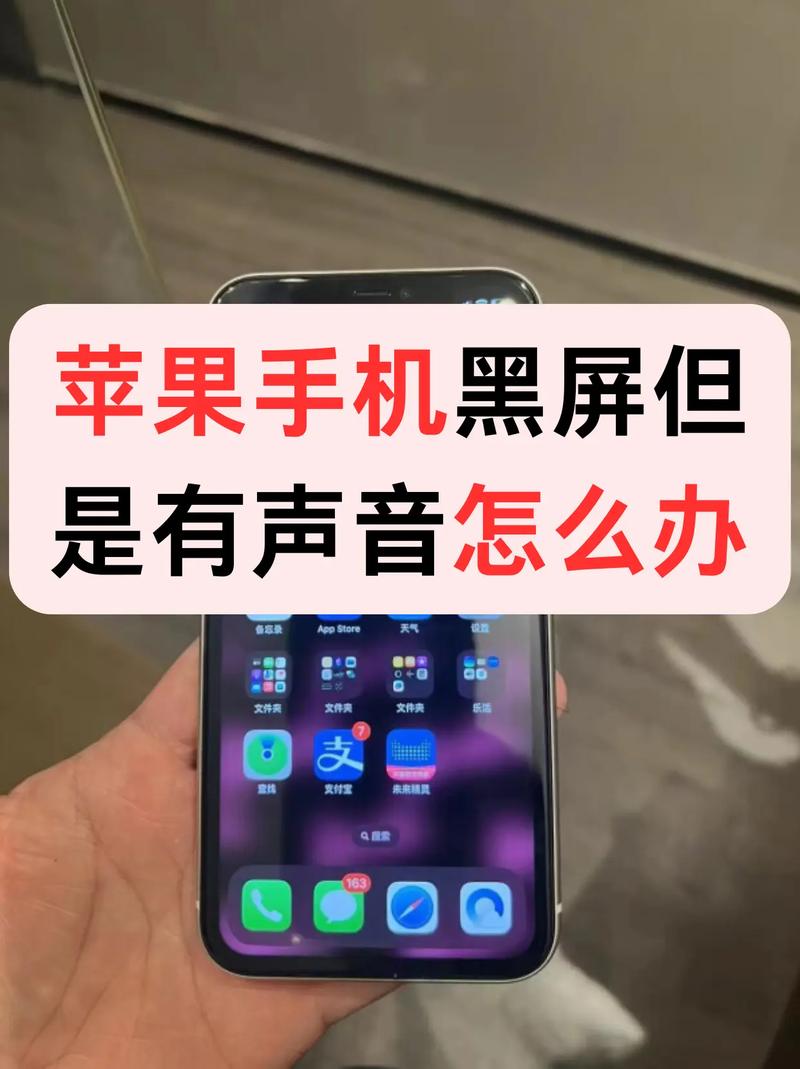 苹果6s黑屏了有声音,但是屏幕不亮,强制关机也不行,怎么办?