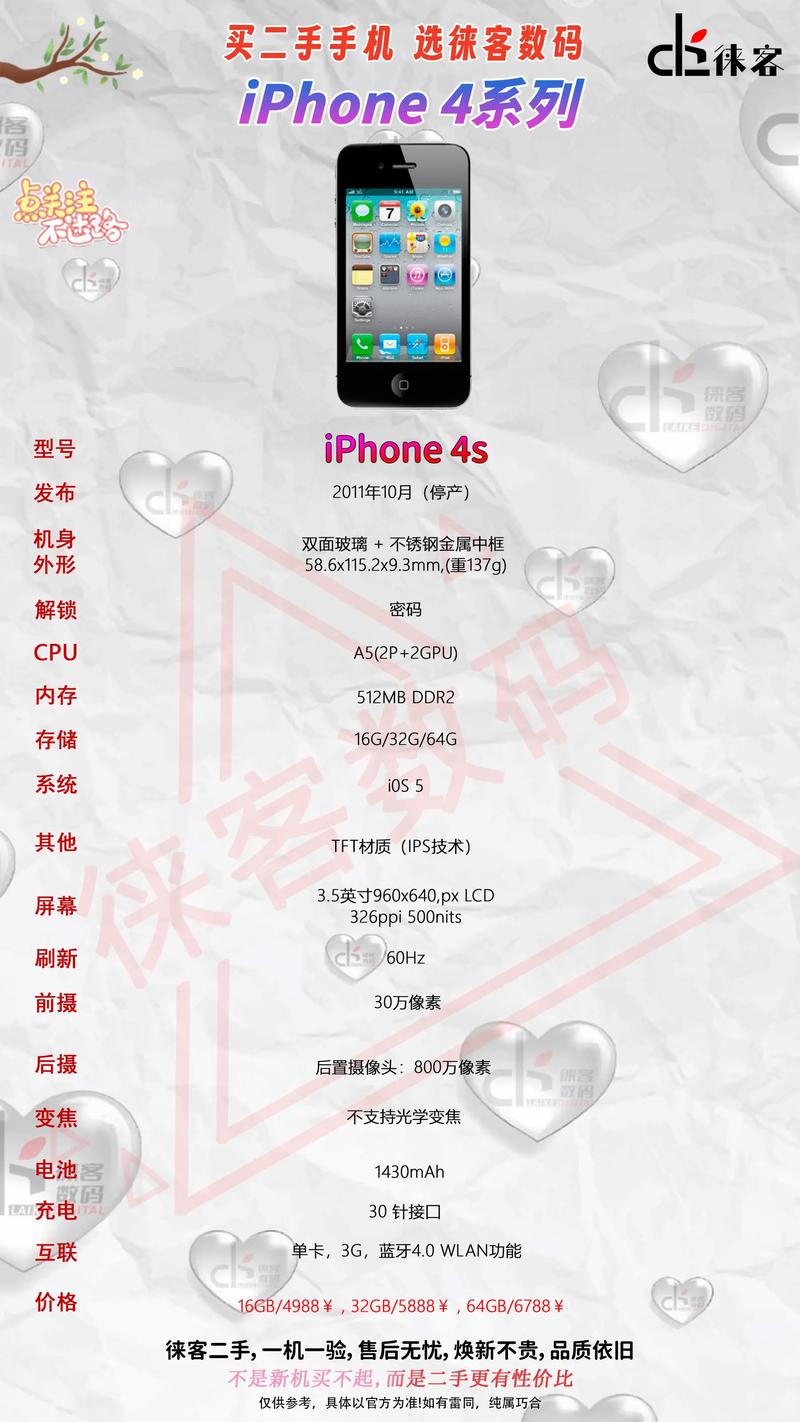 二手苹果4多少钱以及苹果4介绍