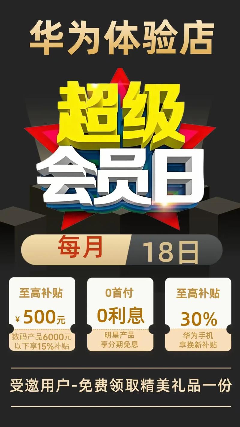 华为会员日是每个月第几天?