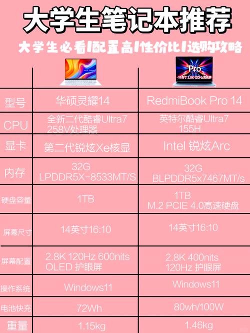 大学生买笔记本电脑,多大尺寸适合多人用,预算多少